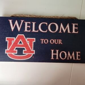 Auburn Tigers Welcome Sign